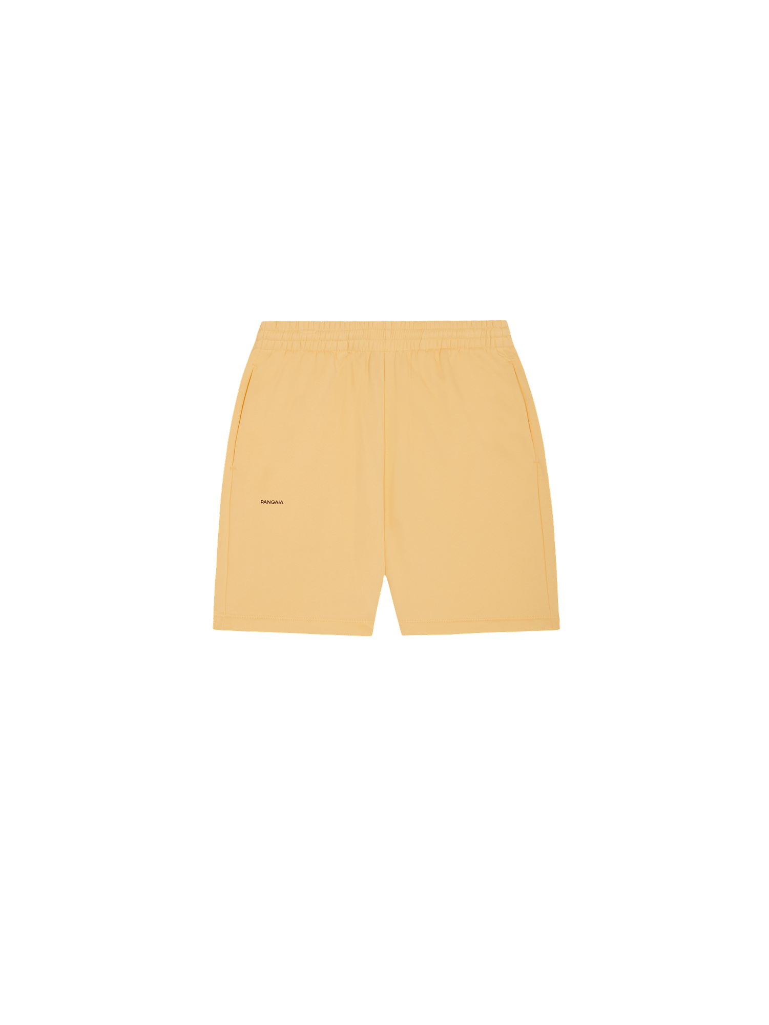 Womens 365 Midweight Mid Length Shorts—Seashell Yellow