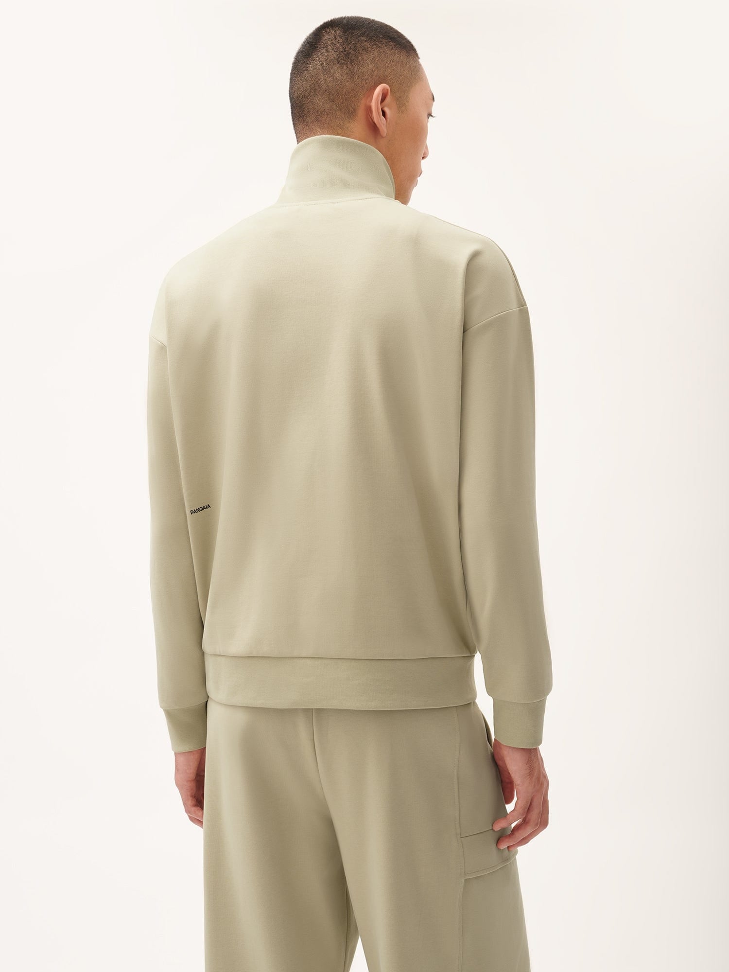 DNA_Double_Jersey_Half_Zip_Sweatshirt_Maitake_Beige_Male