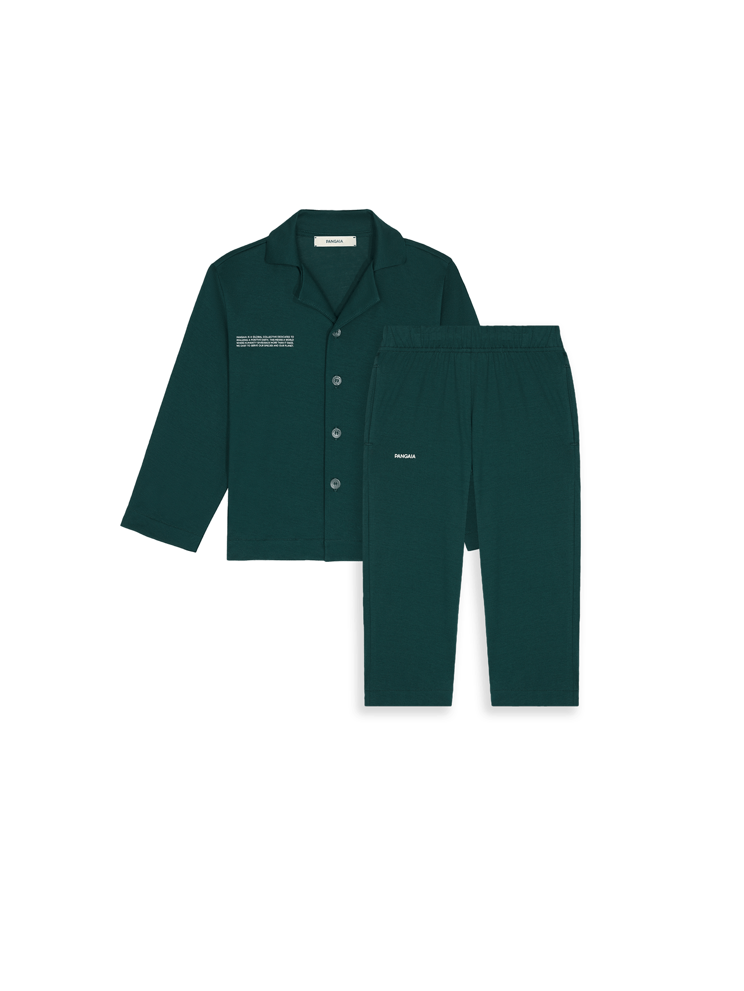 Kids' 365 Lightweight Long Playwear Set—foliage green